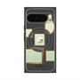 プレミアムスクエアケース with Pixelsnap［ Photo Frames - Gray ］