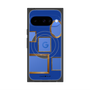プレミアムスクエアケース with Pixelsnap［ Photo Frames - Blue ］