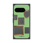 プレミアムスクエアケース with Pixelsnap［ Photo Frames - Light Green ］