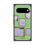 プレミアムスクエアケース with Pixelsnap［ Photo Frames - Light Green ］