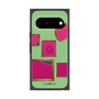 プレミアムスクエアケース with Pixelsnap［ Photo Frames - Light Green ］