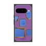 プレミアムスクエアケース with Pixelsnap［ Photo Frames - Purple ］