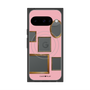 プレミアムスクエアケース with Pixelsnap［ Photo Frames - Pink ］