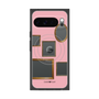 プレミアムスクエアケース with Pixelsnap［ Photo Frames - Pink ］