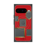 プレミアムスクエアケース with Pixelsnap［ Photo Frames - Red ］