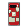 プレミアムスクエアケース with Pixelsnap［ Photo Frames - Red ］
