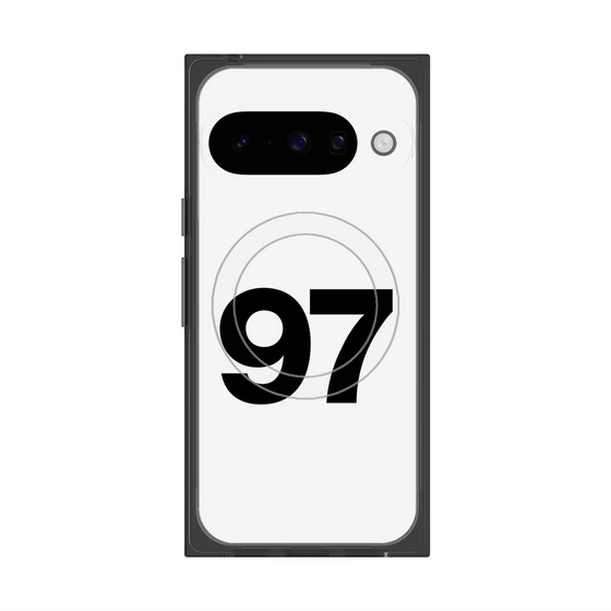 プレミアムスクエアケース with Pixelsnap［ No.97 - White ］