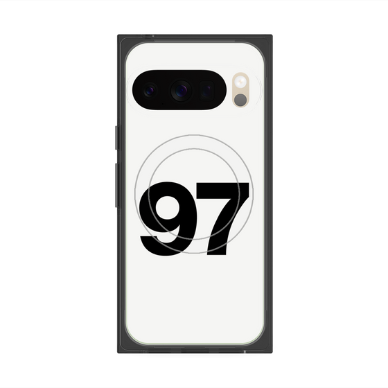 プレミアムスクエアケース with Pixelsnap［ No.97 - White ］