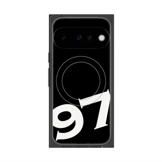 プレミアムスクエアケース with Pixelsnap［ No.97 - Black ］