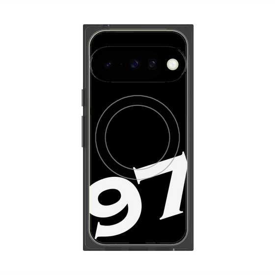 プレミアムスクエアケース with Pixelsnap［ No.97 - Black ］