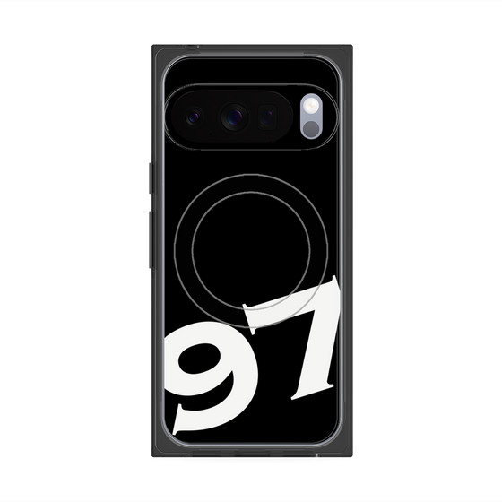 プレミアムスクエアケース with Pixelsnap［ No.97 - Black ］