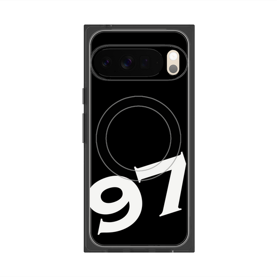 プレミアムスクエアケース with Pixelsnap［ No.97 - Black ］