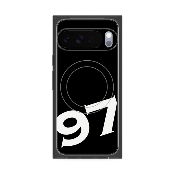 プレミアムスクエアケース with Pixelsnap［ No.97 - Black ］