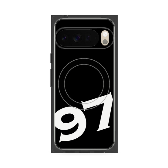 プレミアムスクエアケース with Pixelsnap［ No.97 - Black ］