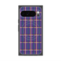 プレミアムスクエアケース with Pixelsnap［ Tartan Check - Purple ］