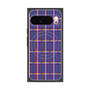 プレミアムスクエアケース with Pixelsnap［ Tartan Check - Purple ］