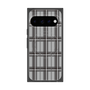 プレミアムスクエアケース with Pixelsnap［ Tartan Check - Gray ］