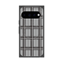 プレミアムスクエアケース with Pixelsnap［ Tartan Check - Gray ］