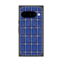 プレミアムスクエアケース with Pixelsnap［ Tartan Check - Blue ］