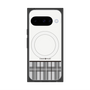 プレミアムスクエアケース with Pixelsnap［ CASEPLAY Tartan Check - Gray ］