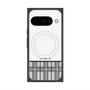 プレミアムスクエアケース with Pixelsnap［ CASEPLAY Tartan Check - Gray ］