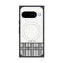 プレミアムスクエアケース with Pixelsnap［ CASEPLAY Tartan Check - Gray ］