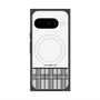プレミアムスクエアケース with Pixelsnap［ CASEPLAY Tartan Check - Gray ］