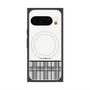 プレミアムスクエアケース with Pixelsnap［ CASEPLAY Tartan Check - Gray ］