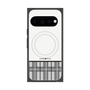 プレミアムスクエアケース with Pixelsnap［ CASEPLAY Tartan Check - Gray ］
