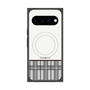 プレミアムスクエアケース with Pixelsnap［ CASEPLAY Tartan Check - Gray ］