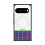 プレミアムスクエアケース with Pixelsnap［ CASEPLAY Tartan Check - Purple ］