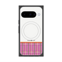 プレミアムスクエアケース with Pixelsnap［ CASEPLAY Tartan Check - Pink ］