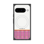 プレミアムスクエアケース with Pixelsnap［ CASEPLAY Tartan Check - Pink ］
