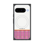 プレミアムスクエアケース with Pixelsnap［ CASEPLAY Tartan Check - Pink ］