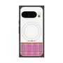 プレミアムスクエアケース with Pixelsnap［ CASEPLAY Tartan Check - Pink ］