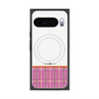 プレミアムスクエアケース with Pixelsnap［ CASEPLAY Tartan Check - Pink ］