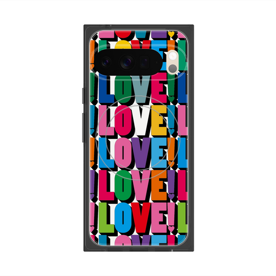 プレミアムスクエアケース with Pixelsnap［ LOVE!LOVE!LOVE! ］