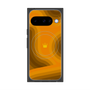 プレミアムスクエアケース with Pixelsnap［ CASEPLAY Winding Pattern - Orange ］