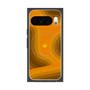 プレミアムスクエアケース with Pixelsnap［ CASEPLAY Winding Pattern - Orange ］