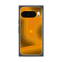 プレミアムスクエアケース with Pixelsnap［ CASEPLAY Winding Pattern - Orange ］