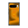 プレミアムスクエアケース with Pixelsnap［ CASEPLAY Winding Pattern - Orange ］