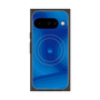 プレミアムスクエアケース with Pixelsnap［ CASEPLAY Winding Pattern - Blue ］