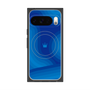 プレミアムスクエアケース with Pixelsnap［ CASEPLAY Winding Pattern - Blue ］