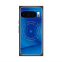 プレミアムスクエアケース with Pixelsnap［ CASEPLAY Winding Pattern - Blue ］