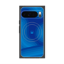 プレミアムスクエアケース with Pixelsnap［ CASEPLAY Winding Pattern - Blue ］