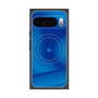 プレミアムスクエアケース with Pixelsnap［ CASEPLAY Winding Pattern - Blue ］