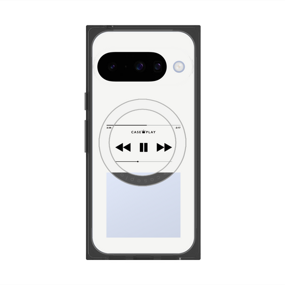 プレミアムスクエアケース with Pixelsnap［ Music Player ］