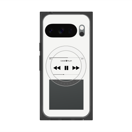 プレミアムスクエアケース with Pixelsnap［ Music Player ］