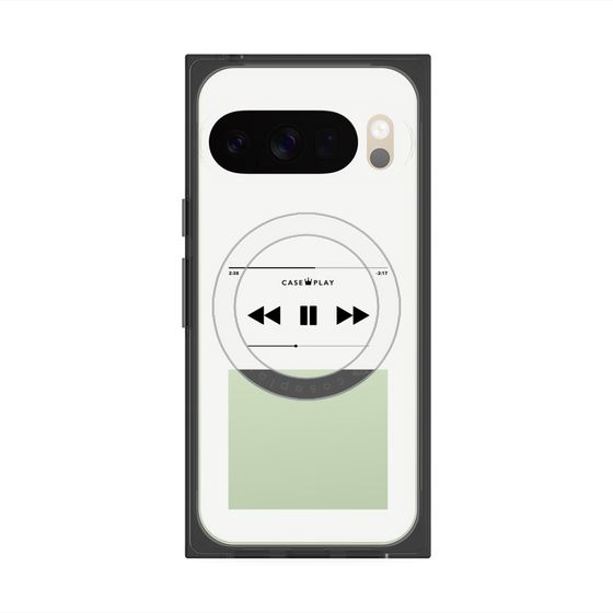 プレミアムスクエアケース with Pixelsnap［ Music Player ］