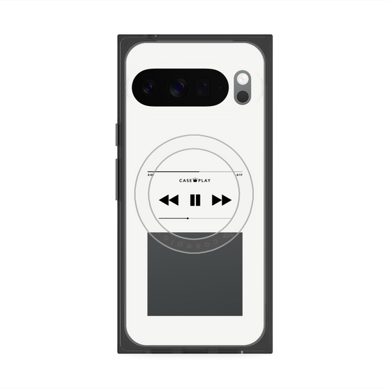 プレミアムスクエアケース with Pixelsnap［ Music Player ］